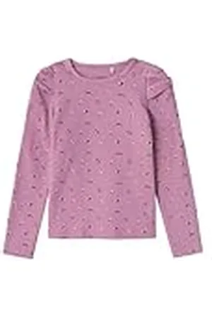 NAME IT Nmfolinne Ls Slim Top shirt met lange mouwen voor meisjes, , 104