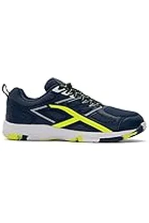 Hundred Xoom Non-Marking Professional Badminton Shoes for Men | Material: Faux Leather | Suitable for Indoor Tennis, Squash, Table Tennis, Basketball & Padel ( , Size: EU 38, UK 4, US 5)
