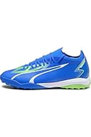 PUMA Ultra Match Tt voetbalschoen voor heren, Ultra Blue White Pro Groen, 44.5 EU