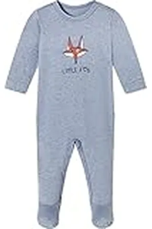Schiesser Baby-jongens rompers met voet peuter pyjama