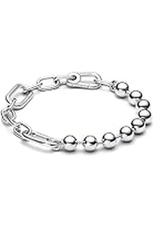 PANDORA ME Metallperlen & Gliederkettenarmband aus Sterling Silber, Kompatibel ME, Größe: 20cm, 592793C00-4