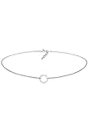 Elli Halsketting Dames Choker Cirkel Trend Geo in 925 Sterling