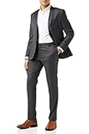 Hackett Heren Plain Wool Twill R Cc Business Suit Jacket, , 44