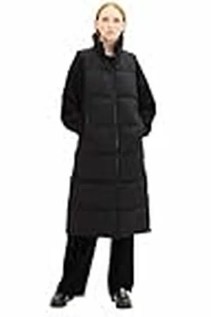 TOM TAILOR TOM TAILOR-denim denim dames gilet in lange stijl