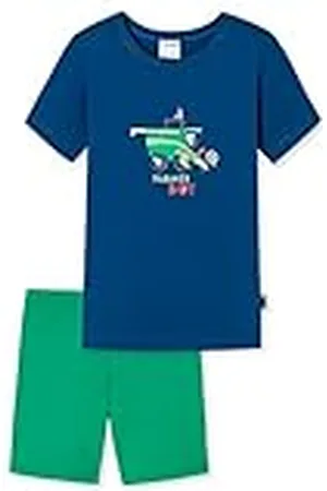 Schiesser Jungen Schlafanzug Set Pyjama kurz - 100% Organic Bio Baumwolle - Größe 92 bis 140