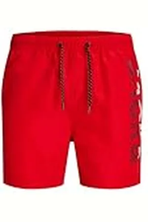 JACK & JONES Heren Jpstfiji Jjswim Splicelogo Ly Sn Ps zwemshorts, , 48 Grote maten