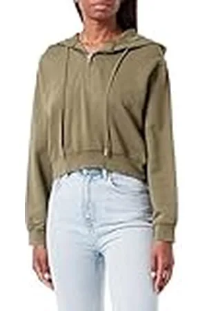 Replay Dames cropped capuchontrui, , XS