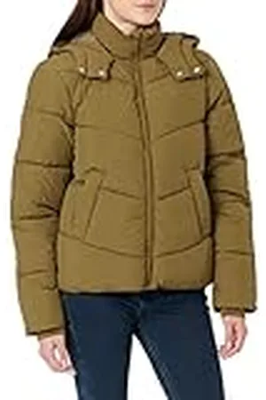 Pieces® Short Puffer Jacket, , S