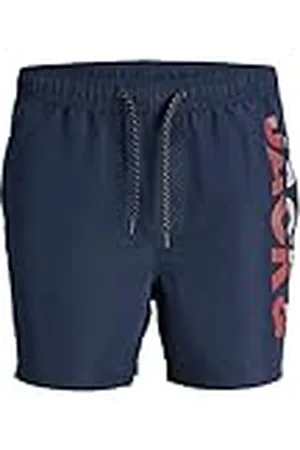 JACK & JONES PLUS JPSTFIJI JJSWIM SPLICELOGO LY SN PS zwemshorts, marineblauwe blazer, 46, marineblauwe blazer