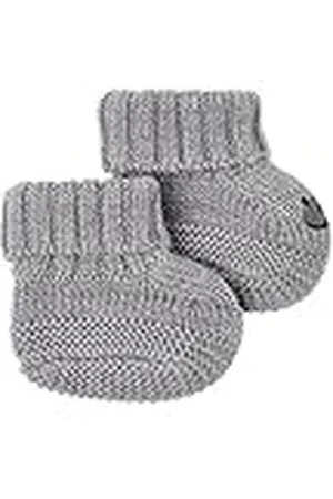 NAME IT Unisex NBNWRUNI Wool Knit Slippers XXIII sokken, Grey Melange, 74W / 80L, , 62/68 cm