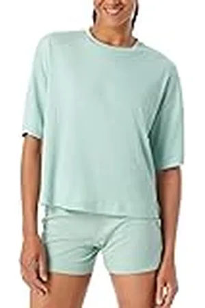 Schiesser Dames Shirt Pyjama, Mint, 40, , 40