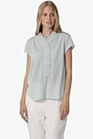 Noa Noa Dames Otn Organic Cotton Voile, Short Sleeve Shirt, , 42 NL