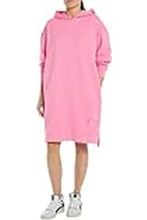 Replay Dames regular fit sweatshirt jurk met capuchon, , XXS