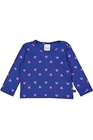 Green Cotton Baby meisje Heart L/S T Blouse, , 98 cm