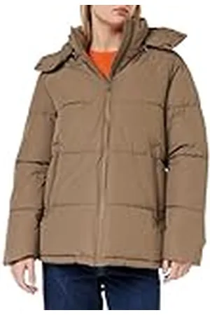 Peppercorn Madison Puffer Jas voor dames, Fossil Brown, 40