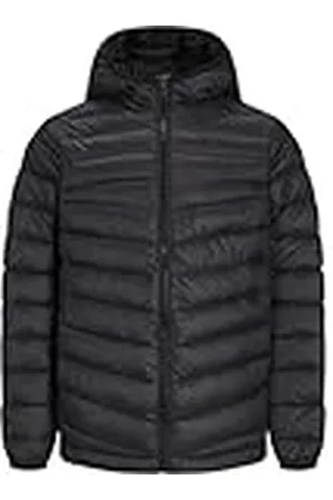JACK & JONES JACK&JONES JCONEW Pocket Puffer JNR gewatteerde jas voor jongens, zwart/detail: solid, 128, , 128 cm