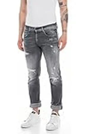 Replay Heren Jeans Grover Straight Fit Bio, , 27W / 32L