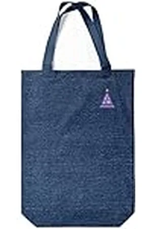 Green Fish Denim-draagtas, bedrukt, boodschappentas, machinewasbaar, opvouwbaar, handtas van jeans met handgrepen, 22 x 26 cm, , Eén maat, modern