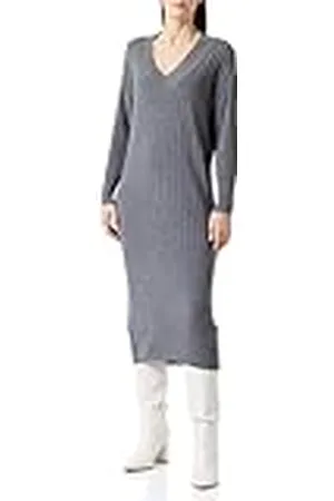ONLY Bestseller A/S Onlnew Tessa L/S MIDI V Dress KNT NOOS jurk, , XXS, , XXS