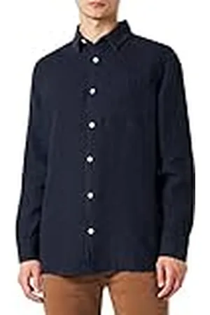 Armor.lux Armor Lux Shirt met lange mouwen, comfort, zachte kraag, marineblauw deep, L voor heren, , L