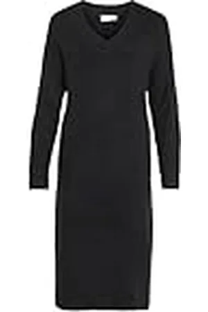VILA VIMA V-hals L/S Knit Jurk - NOOS, , L
