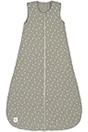 LÄSSIG LÄSSIG Baby slaapzak voor het hele jaar door zonder mouwen unisex/Sleeping Bag Interlock Speckles olijf, maat 86/92 13-24 maanden