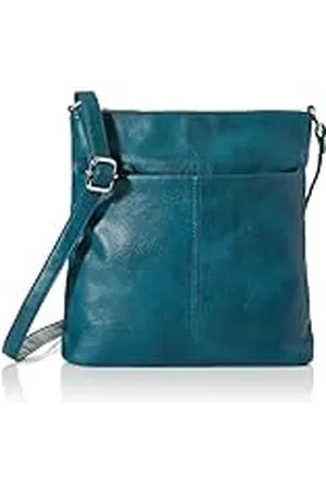 Envy Dames Julie Plain Teal Crossbody Tas