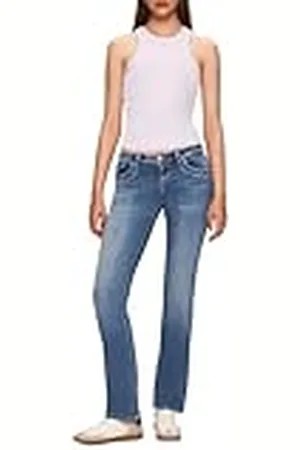 LTB Jeans Dames Molly 400 - Bootcut Low Rise Basic-5-Pocket Medium Wash van katoenmix - maat W32L34, , 32W / 34L