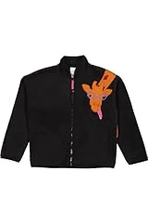 Green Cotton Fleecejack giraffe volwassenen, , 110