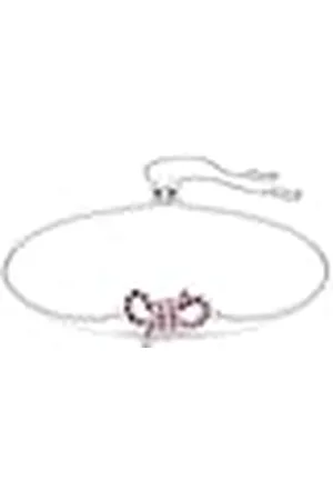 Swarovski Lifelong Bow armband, Strik, , Rodium toplaag