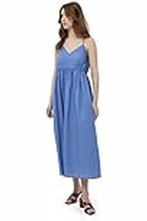 Minus Adaline Midi-jurk voor dames, Regatta blauwe streep, 6, Regatta blauwe streep, 32