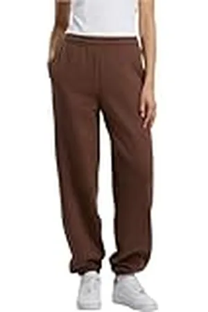 Build Your Brand Fluffy Joggingbroek voor dames, losse pasvorm, maten XS - 5XL, , 5XL