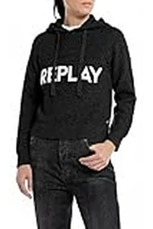 Replay Dameshoodie met capuchon, , M