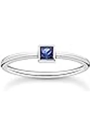 Thomas Sabo Ring met blauwe steen 925 sterling zilver TR2395-699-32-50