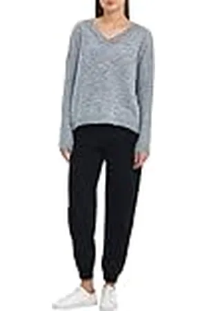 LTB Jeans Dames klassieke trui Gamode in grijs van polyacryl - maat XL, , XL