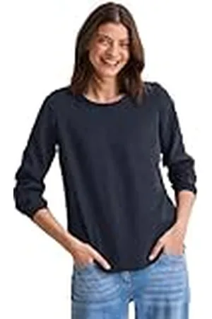 CECIL Damesblouse met ronde hals, , XXL