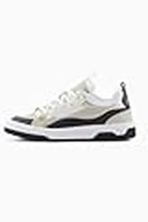 Armani Exchange Dames Duck, Logo Charm, gelamineerde details sneakers, , 36 EU