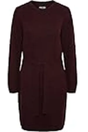 Pieces® Bestseller A/S PCJULIANA LS gebreide jurk met ronde hals NOOS BC, , S