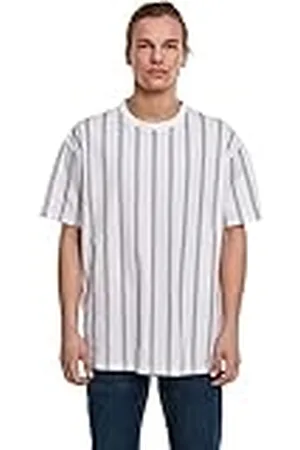 Urban classics Heavy oversized T-shirt met Aop Stripe voor heren