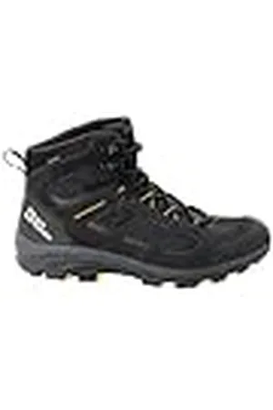 Jack Wolfskin Heren VOJO 3 TEXAPORE MID M , Zwart / burly Geel XT, 40.5 EU