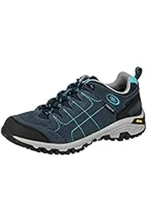 BRUTTING Mount Shasta Low Dames Halfhoge trekking- & wandelschoenen, Marineblauw/turquoise, 40 EU
