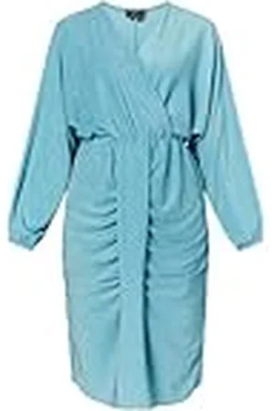 NAEMI Avondjurk voor dames met glansgaren 19229639-NA01, aqua, XL, , XL