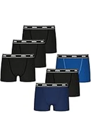 ATHENA My Petits Prix 9C24, set van 6 boxershorts voor jongens, zwart-marineblauw, zwart, blauw, 16 jaar, , 16 Jaren