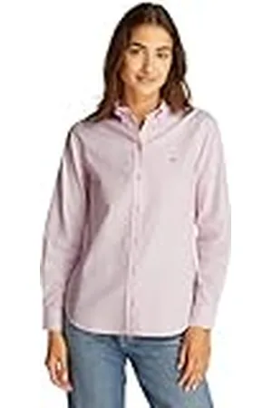 Tommy Hilfiger Dames TJW REG Oxford Shirt DW0DW19890 L/S Shirt, , L, , L