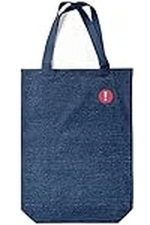Green Fish Denim-draagtas, bedrukt, boodschappentas, machinewasbaar, opvouwbaar, handtas van jeans met handgrepen, 22 x 26 cm, , Eén maat, modern