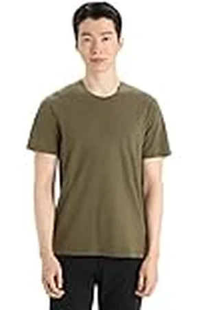 Icebreaker Heren Natural Blend Central Classic Slim Fit T-Shirt - Voor dagelijks gebruik, sport & training - , XXL