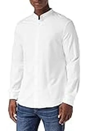 Armani Exchange Heren geborduurd logo, stretch katoen, regular fit shirt, , XS