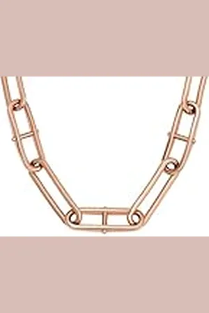 Fossil Heritage D-Link JF04670791 Damesketting, roestvrij staal, rosé goudkleurig, Length: 8.5mm, Height: 400mm+63mm, Roestvrij staal, Geen edelsteen