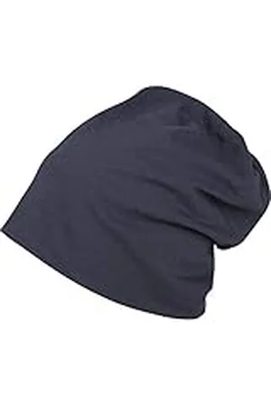Build Your Brand Jersey Beanie Muts, Navy, One Size Unisex Volwassenen, , Eén maat