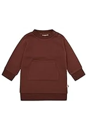 loud + proud Zachte sweat voor meisjes, GOTS-gecertificeerd, kinderjurk, , 86-92